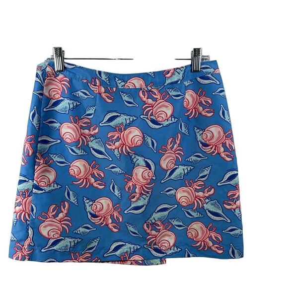 Vineyard Vines crab and shell wrap skirt. Size small - Picture 4 of 5